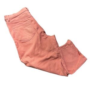 Women’s Gloria Vanderbilt Amanda Orange Pants All Around Slimming Size 12